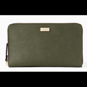 NWT Kate Spade Laurel Way Kaden Evergreen Wallet